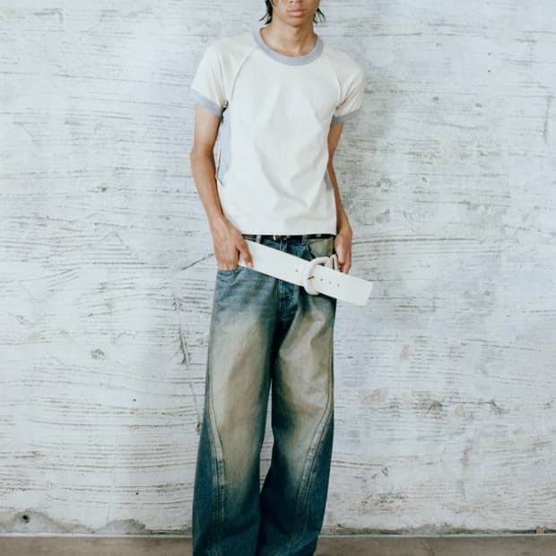 Nvrfrgt 3d twist denim pants 2사이즈