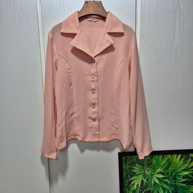(세일)JPN VTG. 블라우스 인디핑크