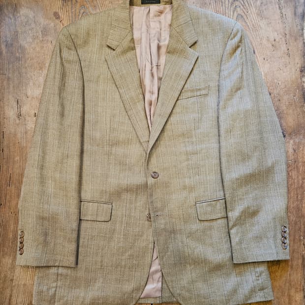 빈티지 랄프로렌 실크 울 자켓