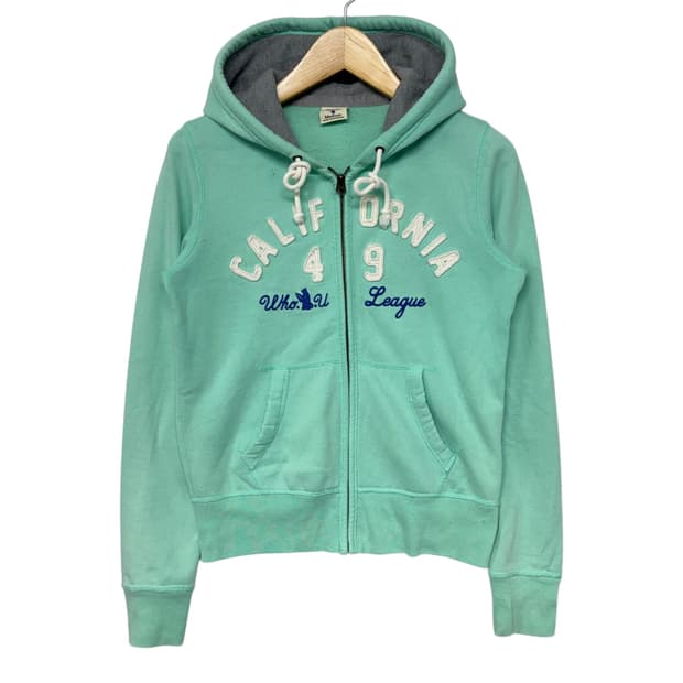 후아유 아치로고 후드집업 