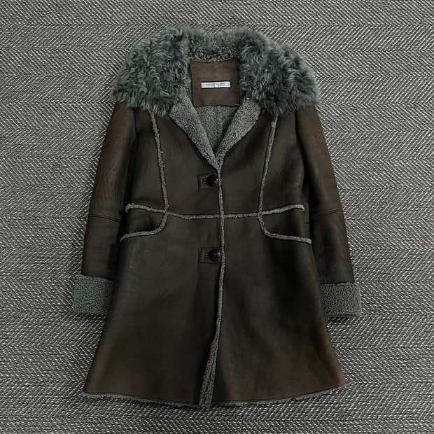 앤클라인 램스킨 양털 무스탕 v1089