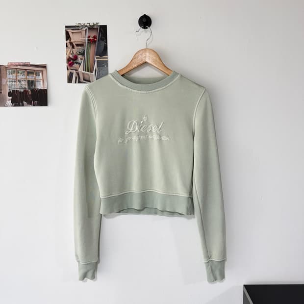 [S] 디젤 로고 맨투맨