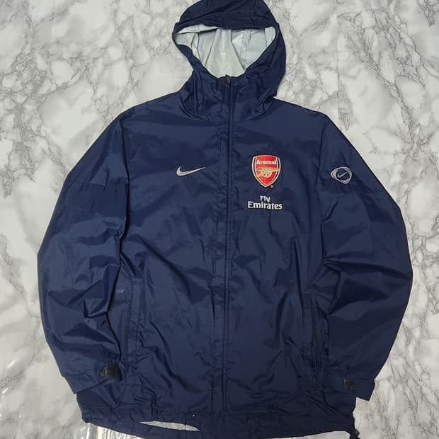 나이키 아스날 09-10 바람막이 후드 자켓