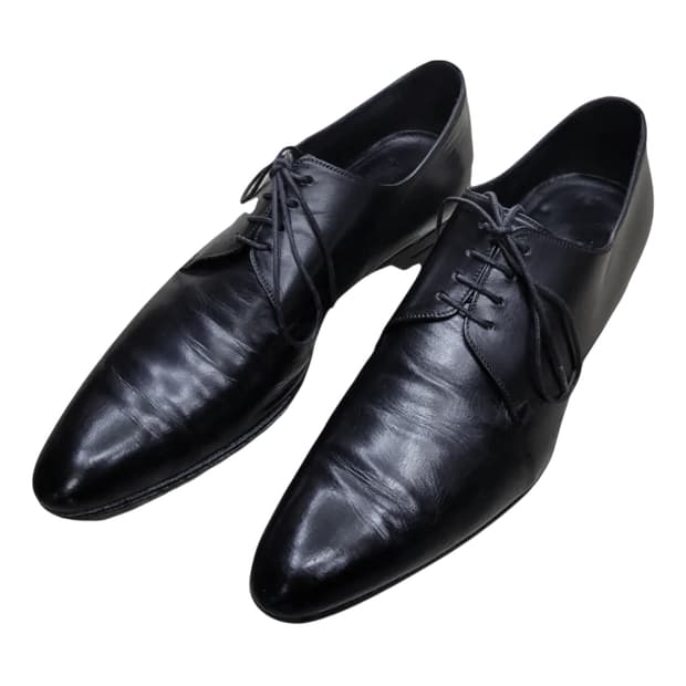 디올옴므 카프스킨 플레인토 더비슈즈