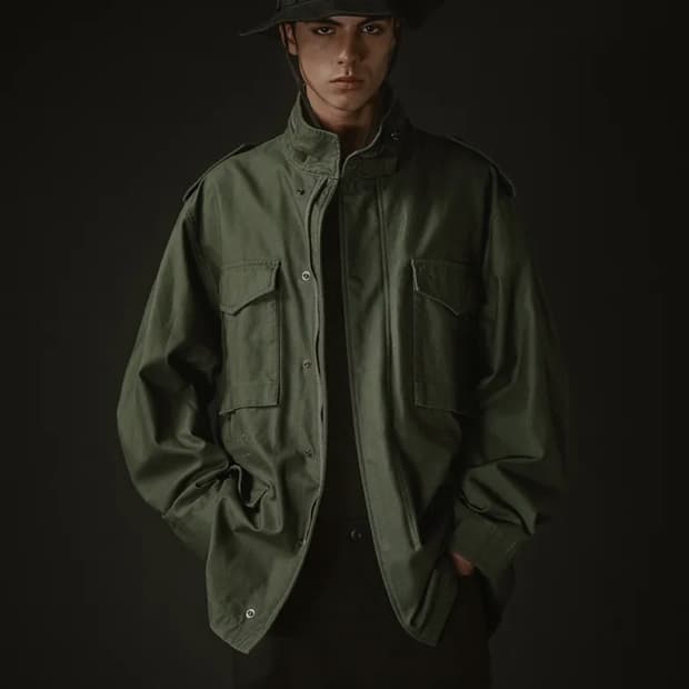 M-65 필드 자켓 카키 [ L ]