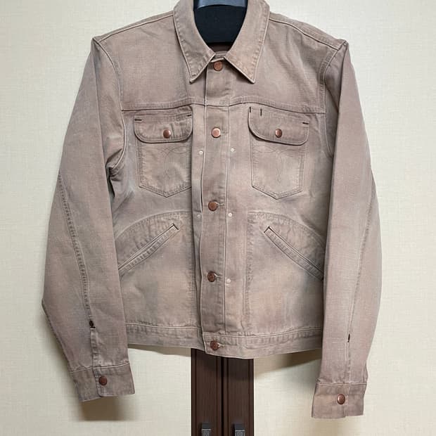[M] RRL 디스트레스트 캔버스 트러커 재킷