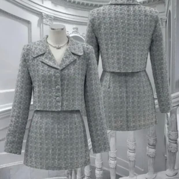 카키포인트 프라하 트위드 셋업