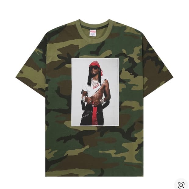 [L] 슈프림 카티 티셔츠 카모
