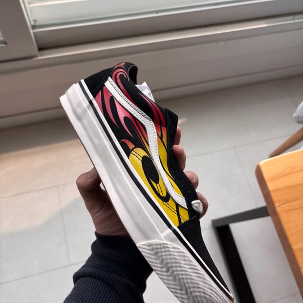 반스 프리미엄 Old skool Lx Flame Logo 