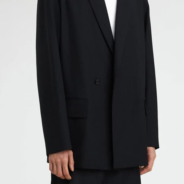 youth 더블자켓 블레이저 black L