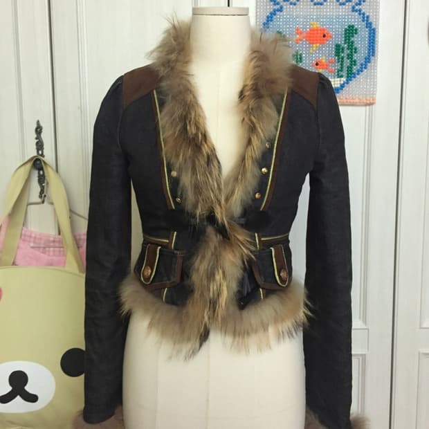 퍼자켓 데님자켓 청자켓 갸루 오네갸루 Y2K