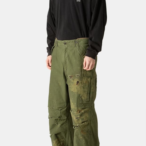2) ANACHRONORM  DAMAGED FIELD CARGO PANT