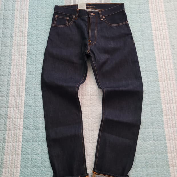 누디진 Nudie jean 피어리스 프레디 드라이링 리지드데님 30사이즈