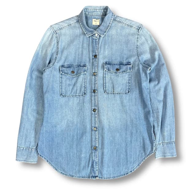 Gap 갭 웨스턴 투포켓 데님 긴팔 셔츠 S