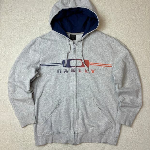 오클리 OAKLEY 00's Y2K 아카이브 스컬 후드 집업 PN5740
