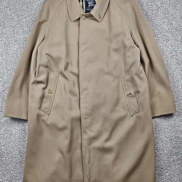 버버리 울 래글런 싱글 브레스트 발마칸코트 (상세설명참조) / 10316