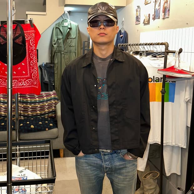 Bukht black stitch pocket short jacket