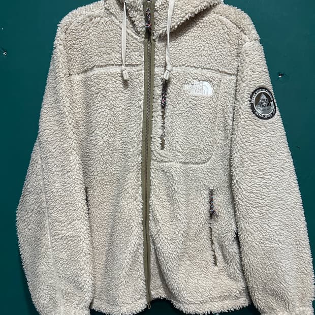 노스페이스 후리스집업 아이보리 105