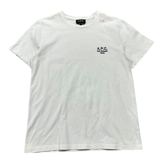 ✨ (바배) A.P.C 아페쎄 화이트 반팔티 