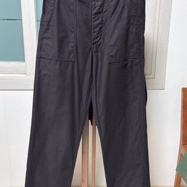 오어슬로우 퍼티그 팬츠: 블랙 / 3