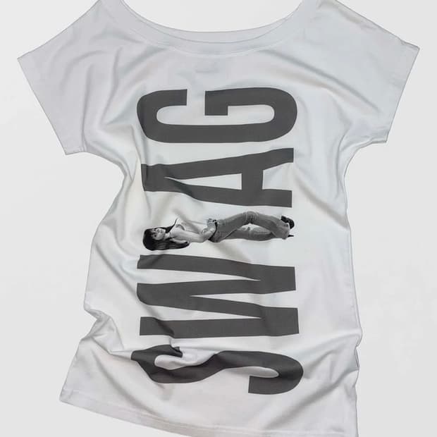 (XS) 스컬프터 Swag Long Tee White 아사 착용