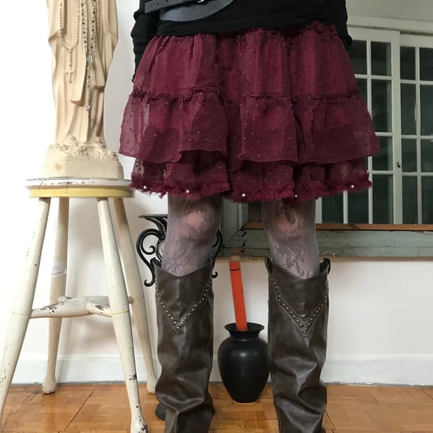 vintage frill skirt (free)