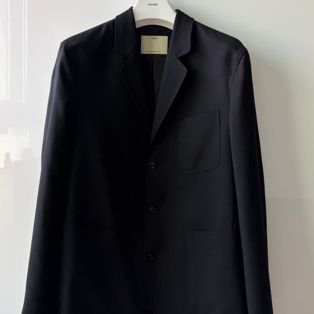 포터리 울 스포츠 자켓 블랙 3사이즈