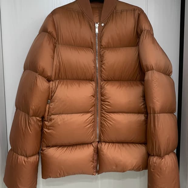 [38] 18FW 릭오웬스 시시푸스 나일론 패딩 자켓