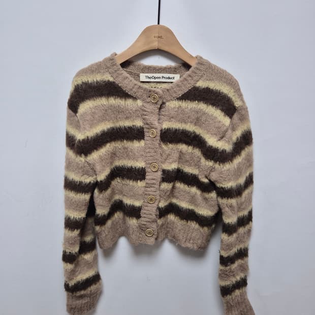 더오픈 프로덕트 스트라이프 가디건