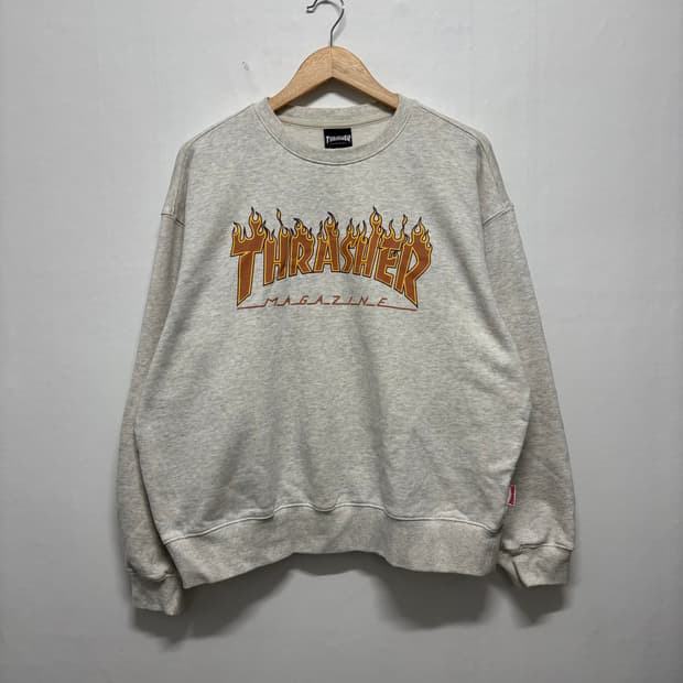 트레셔 플레임로고 맨투맨