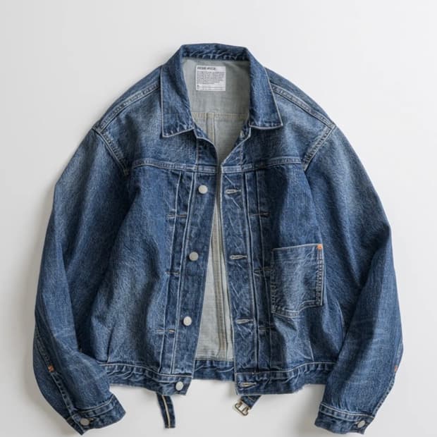 [4] 비헤비어 DISTRESSED TYPE-1 DENIM JACKET