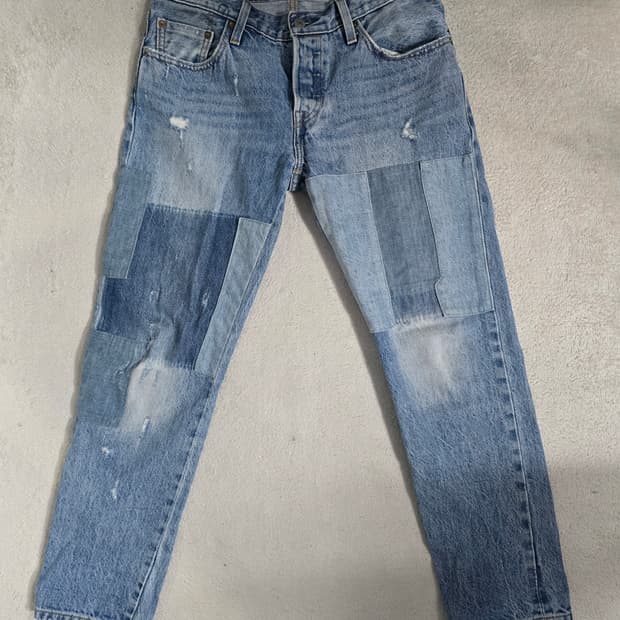 리바이스 501CT 패치워크 데님 팬츠 30-31