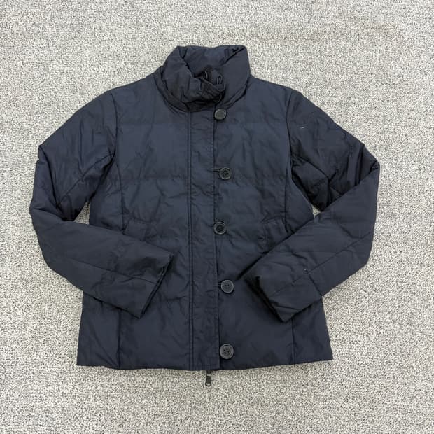 [S] 켈빈클라인 진 패디드 버튼 히든집업 캐주얼 자켓 0109T1