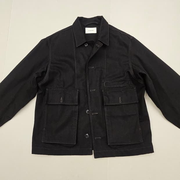 (L) 25시즌 르메르 박시자켓 블랙