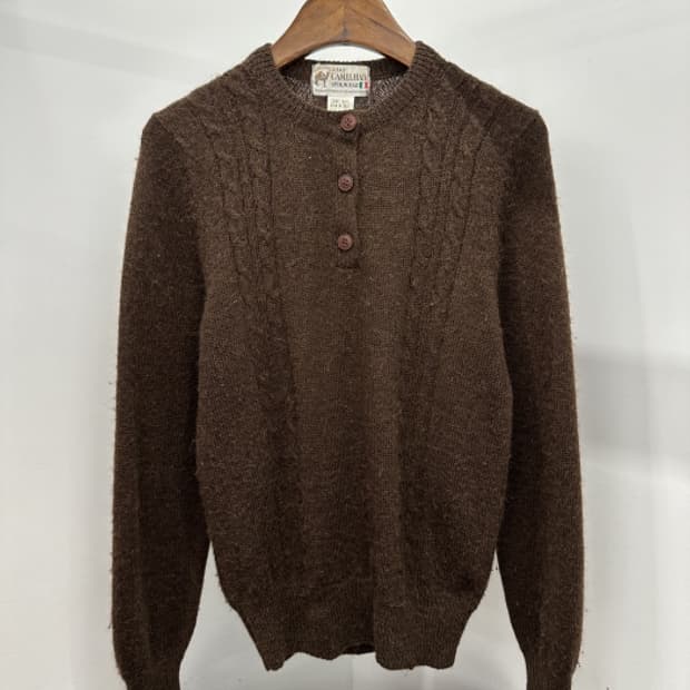 CAMEL HAIR KNIT (M)