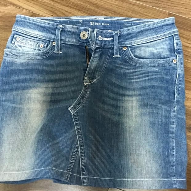 리바이스 데님 미니 스커트