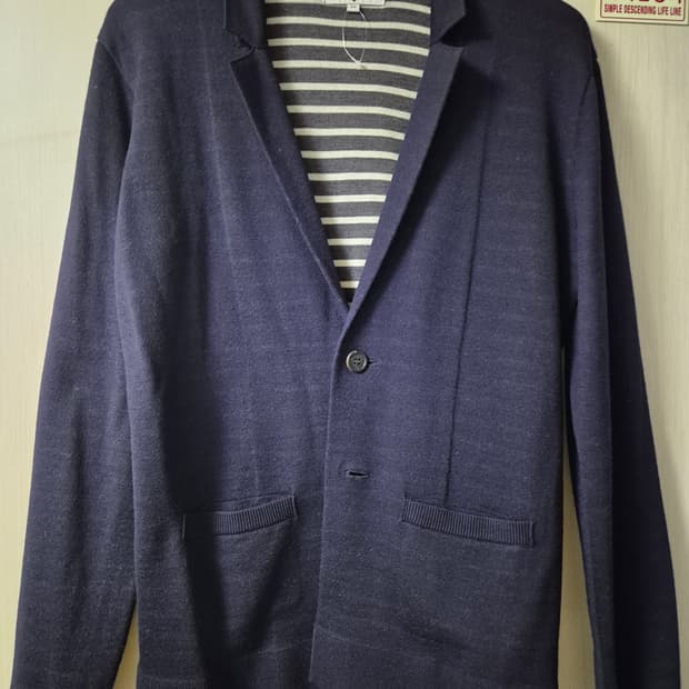 커스텀멜로우 네이비 니트 가디건 38사이즈