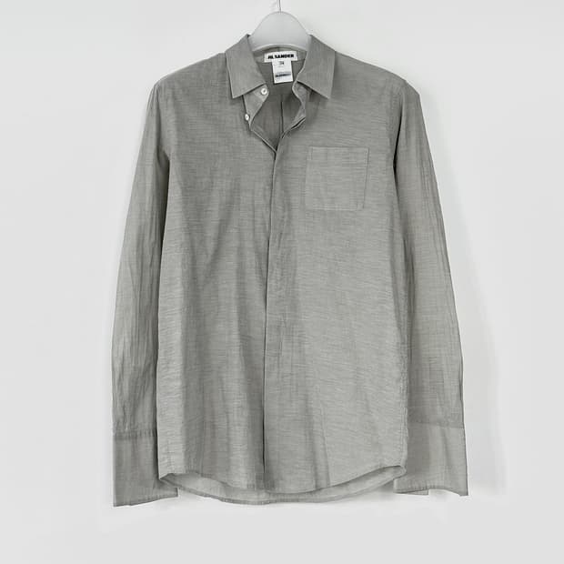 질샌더 코튼 블렌드 셔츠