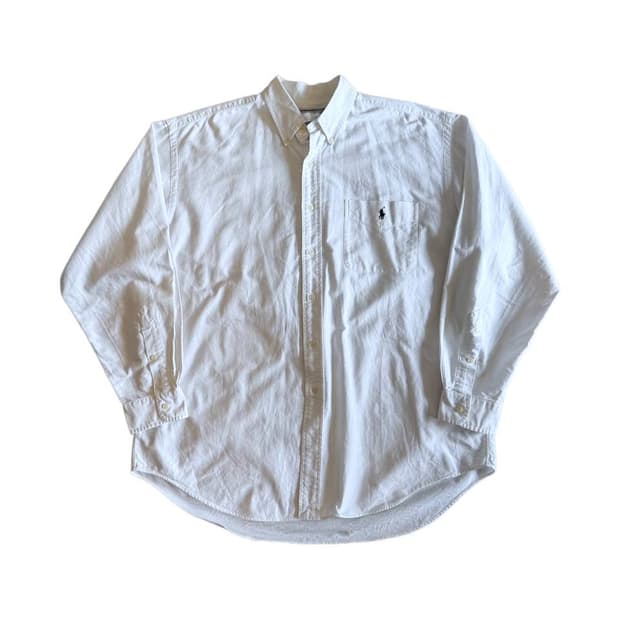 폴로 랄프로렌 빅셔츠 화이트