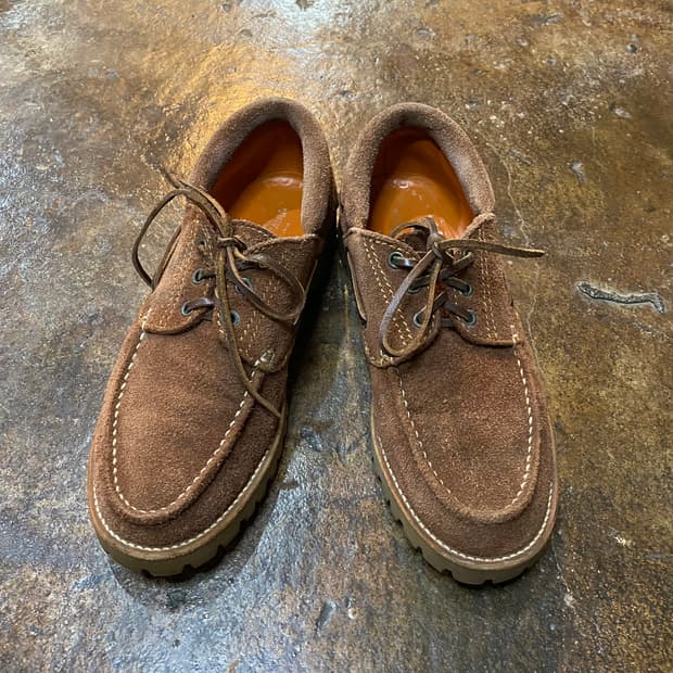 (275) 준야와타나베 스웨이드 보트 슈즈