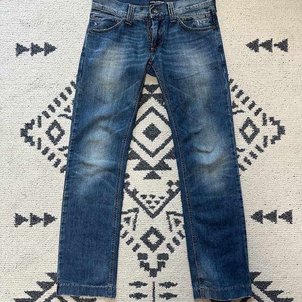 Dolce & Gabbana 12 SLIM 워싱 데님 팬츠