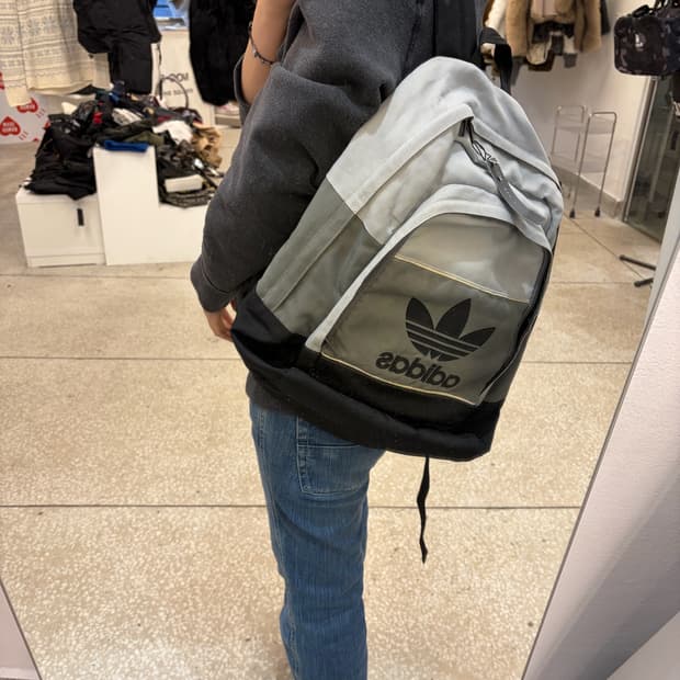 Adidas Originals Grey Logo Backpack