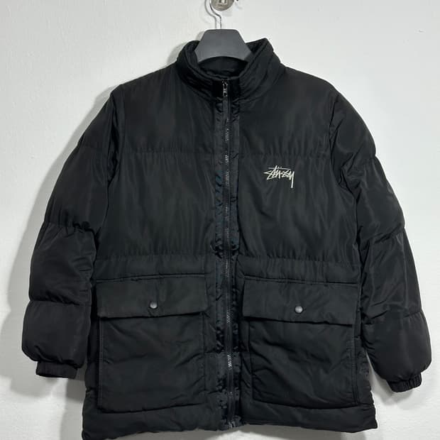 여성 스투시 푸퍼 패딩 오버사이즈