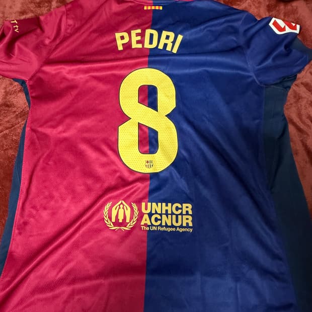 바르셀로나 페드리 유니폼 저지 축구 레플리카