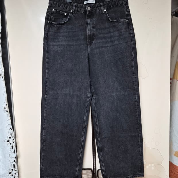 자라 와이드 데님 팬츠 44 size