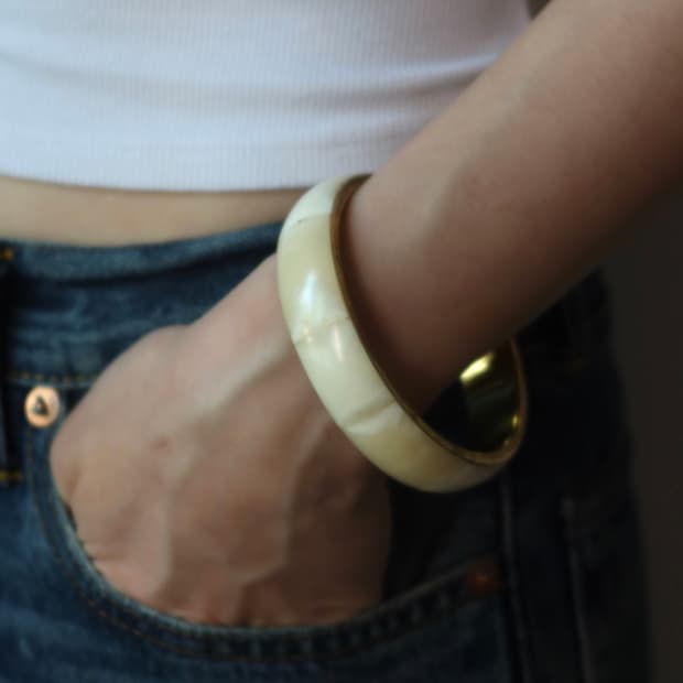 ivory tube bangle