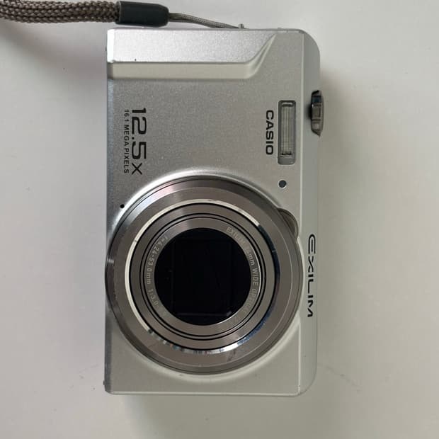 카시오 엑슬림 zs160 디지털 카메라 실버