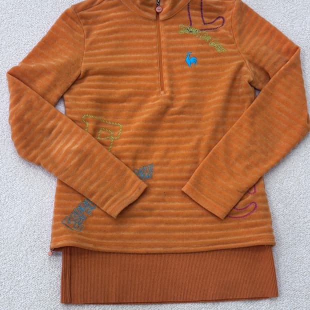 S 르꼬끄 골프 긴팔 니트 티셔츠 0306E