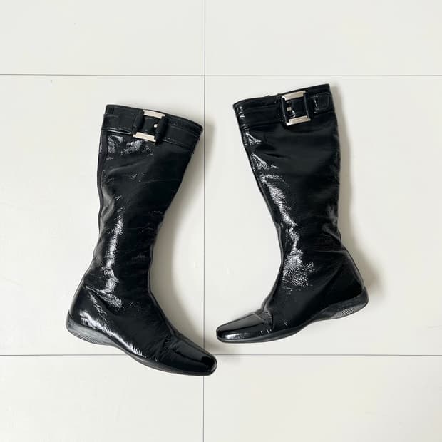 Prada Sports Buckle Boots