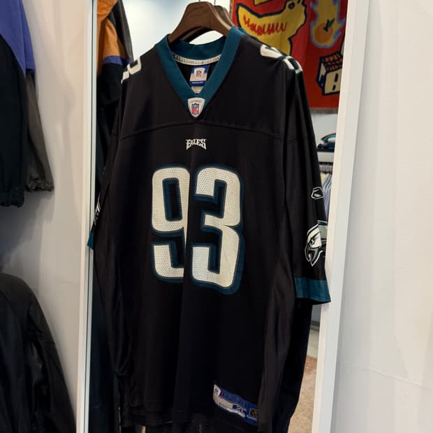 Reebok 리복 NFL 필라델피아 이글스 No.93 풋볼 저지